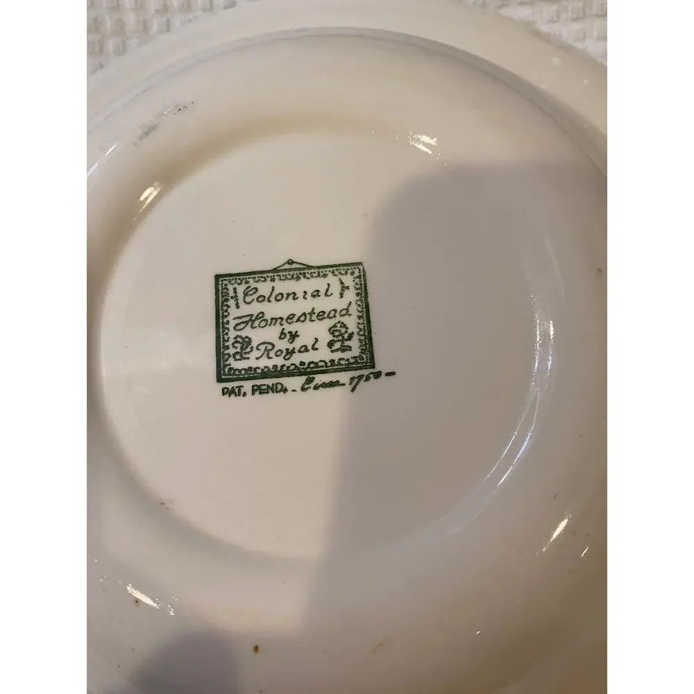 Colonial Homestead 10 inch serving bowl